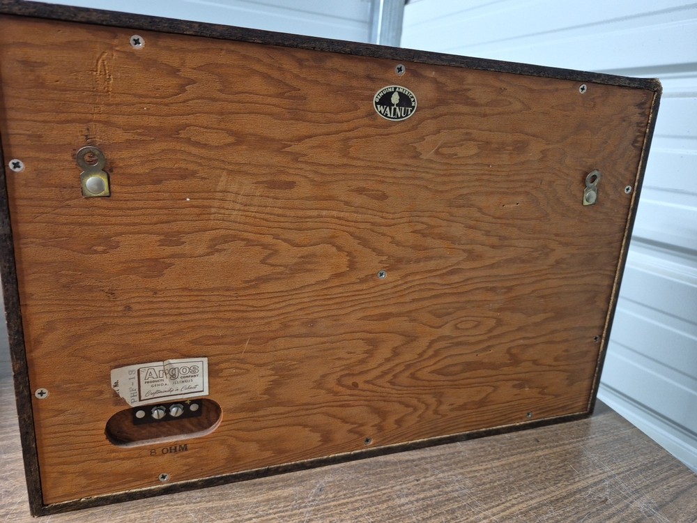 Argos Phf-1s Vintage Walnut Wall Speakers Read Description