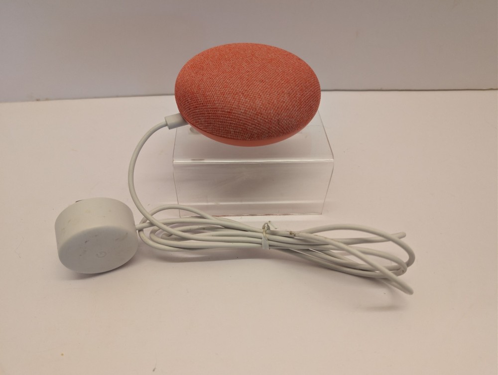 Google Home Mini 1st Gen Nest Model H0A Coral Pink