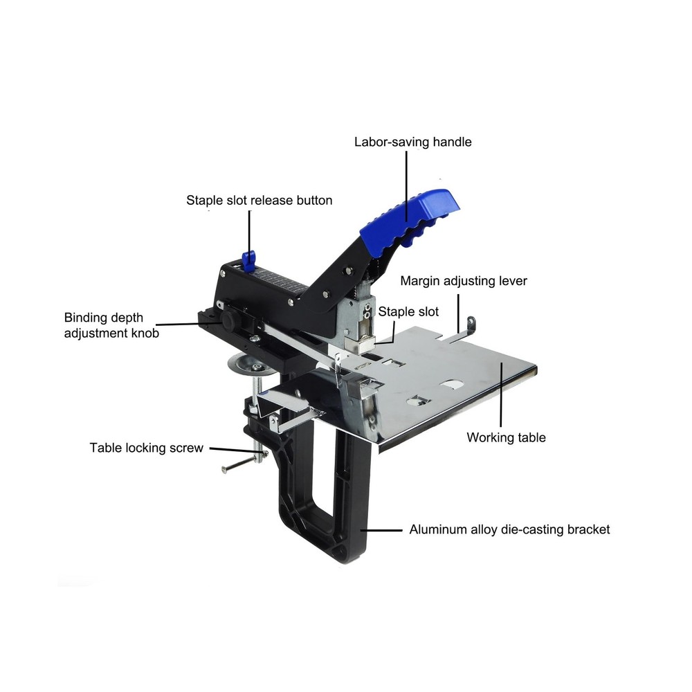 RAYSON SH-04 Heavy Duty Stapler Manual Stapling Both Saddle and Flat