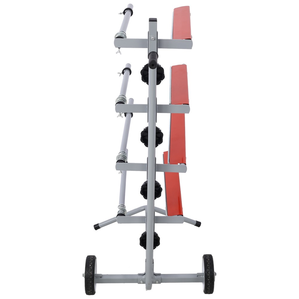 Mobile Tree Style Masking Paper Machine Station Stand Holds Multiple Rolls