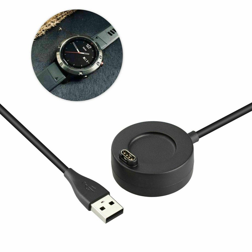 For Garmin Instinct / D2 Delta / Charlie & solar Charger Charging Dock Cable