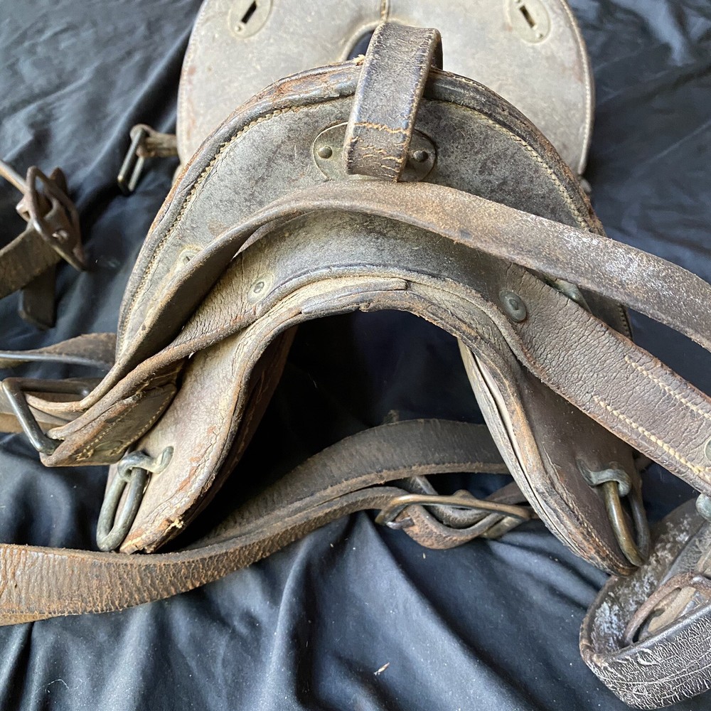 Original WW1 McClellan Cavalry Saddle w/ Tack & Stirrups