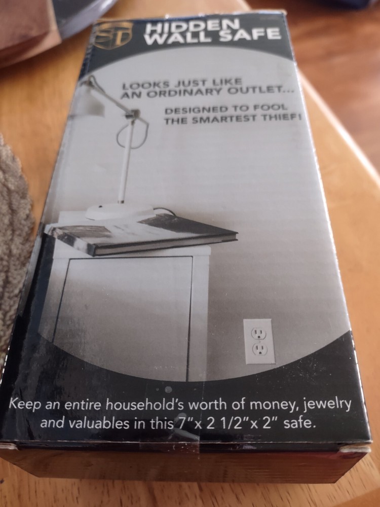 Hidden Wall Safe Secret Stash Electrical Plug Diversion Safe