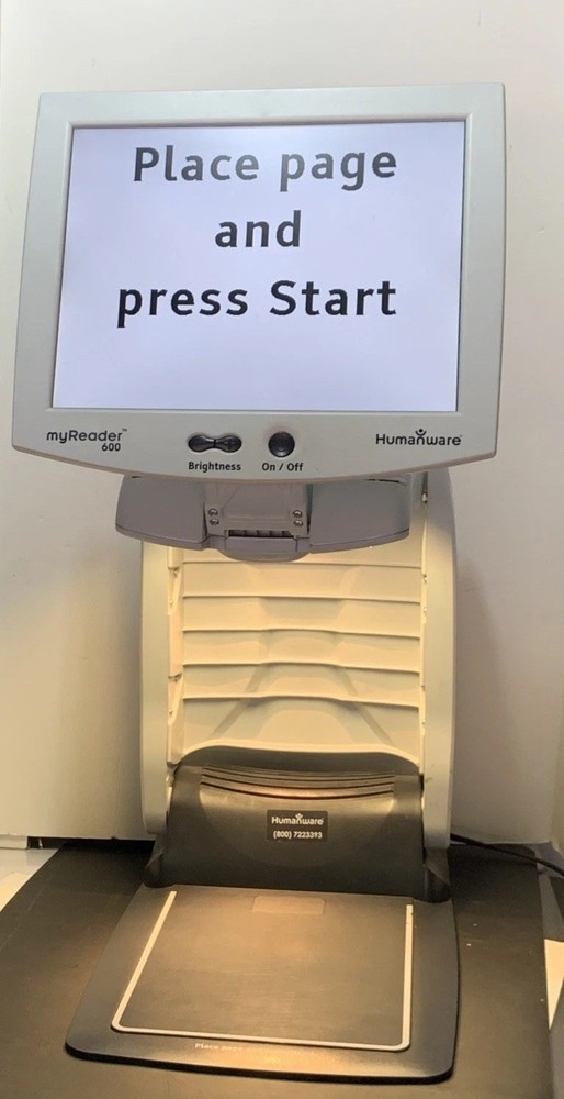 Humanware Low Vision Video Magnifier MyReader MR600 No Remote