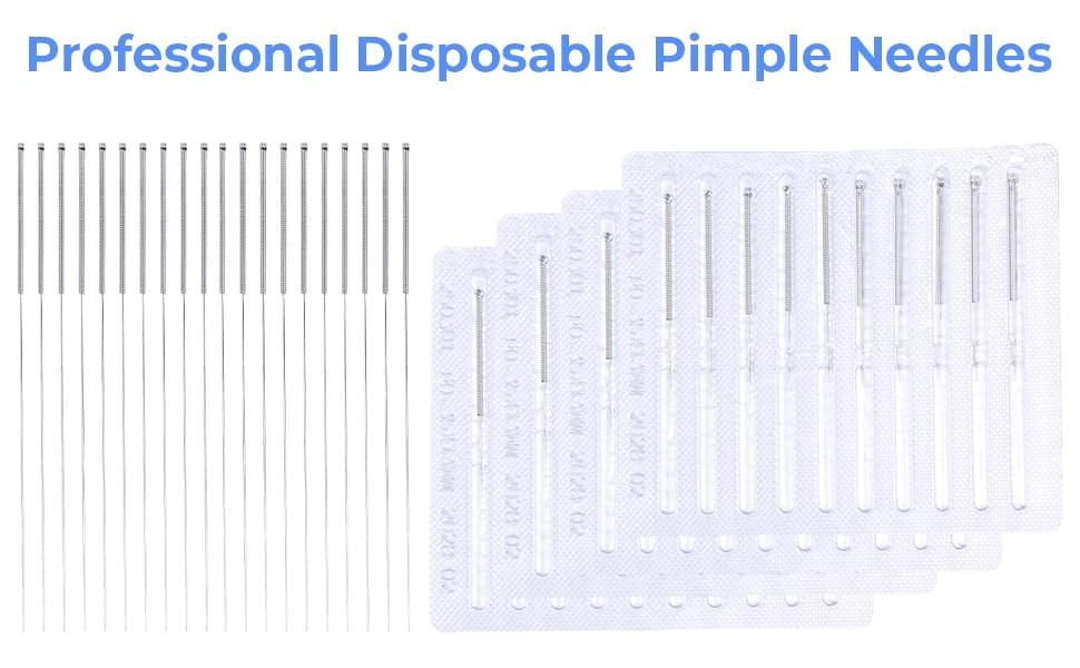 Disposable Pimple Needles, Acne Needle, Effective Blackhead and Blemish Remover