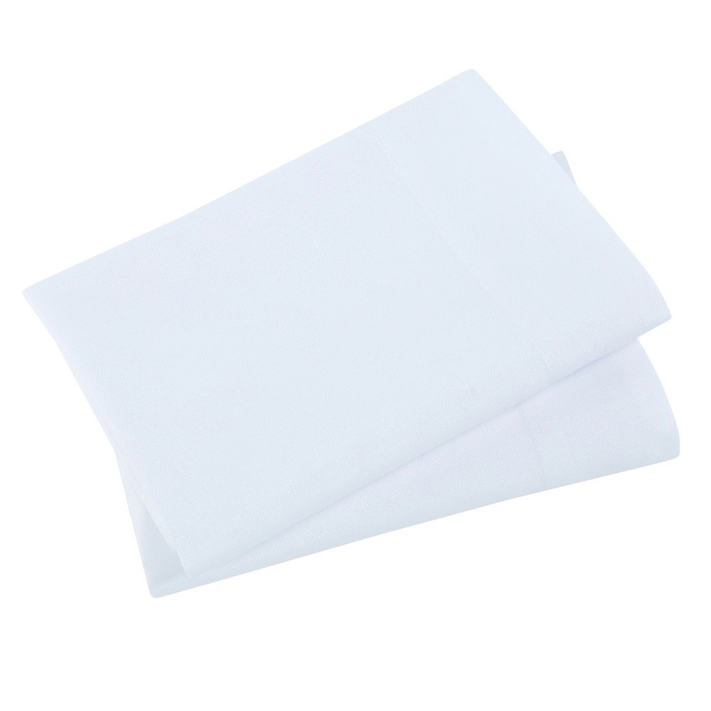 Microfiber Pillowcase White Standard Size 1 Piece Soft Hypoallergenic