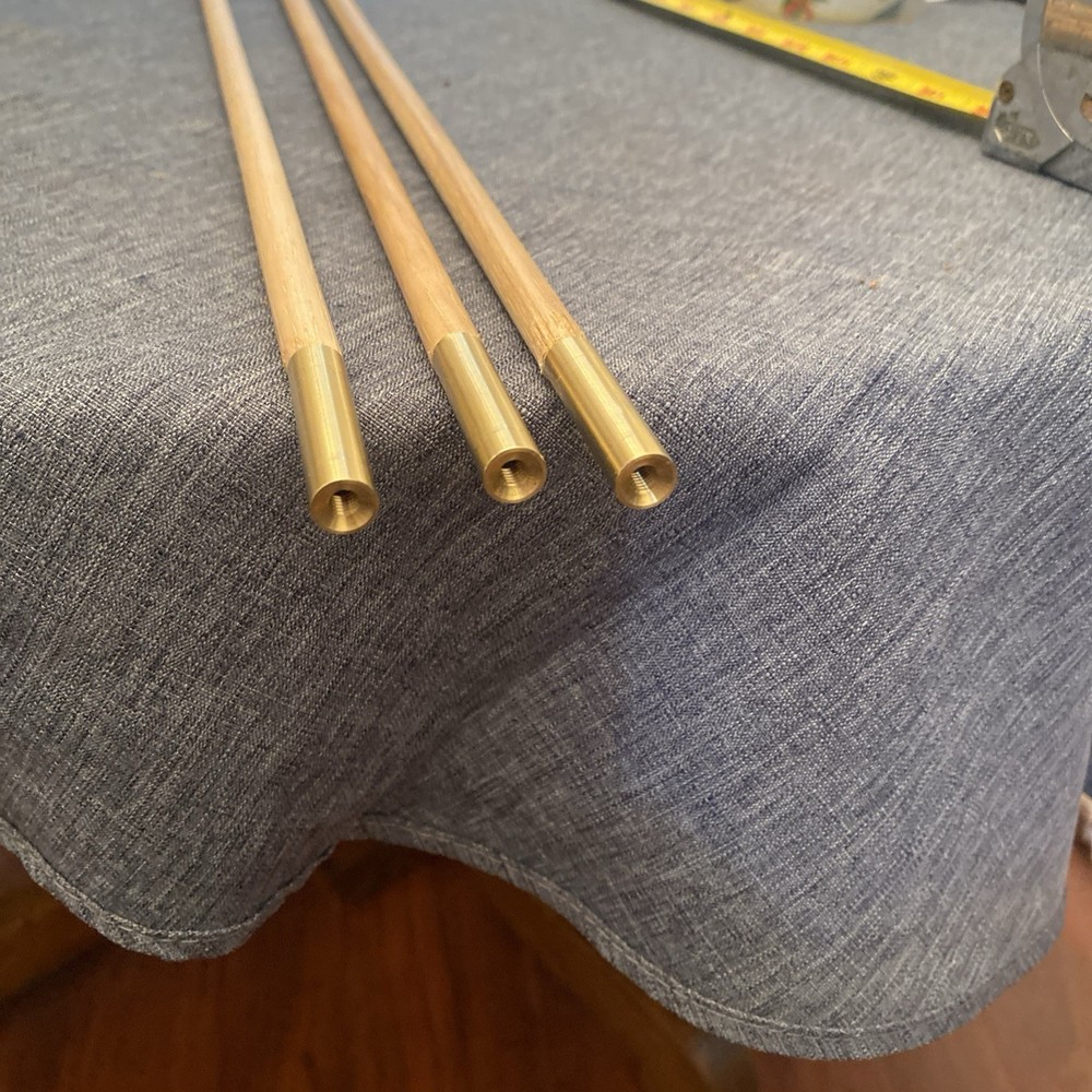 Hickory Ramrod 25 1/2"(L) X 3/8? (D) . CVA Frontier Hunter, Bobcat muzzleloader.