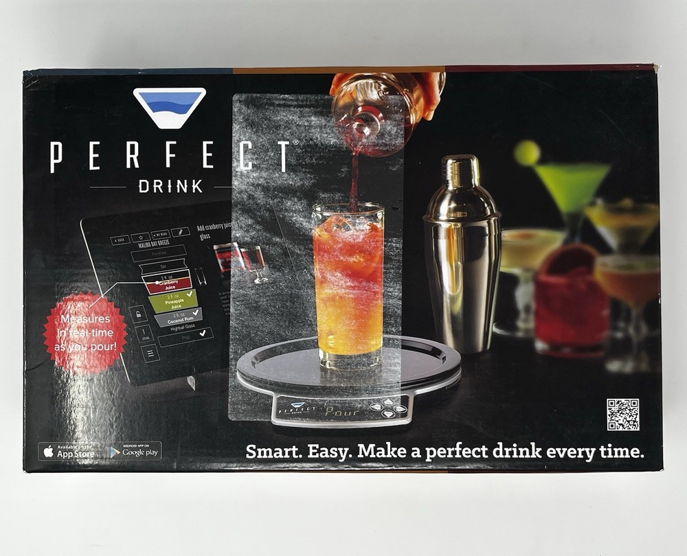 Perfect Drink Smart Scale - Apple/Android Compatible Bartender Scale - Open box