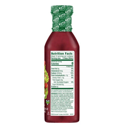 Raspberry Vinaigrette Dressing 12 Oz(Case Of 6)