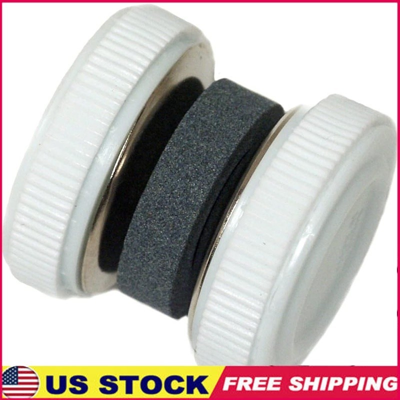 Compact Ceramic Knife Sharpener Fine Grit Roller Effortless Tool Kitchen New