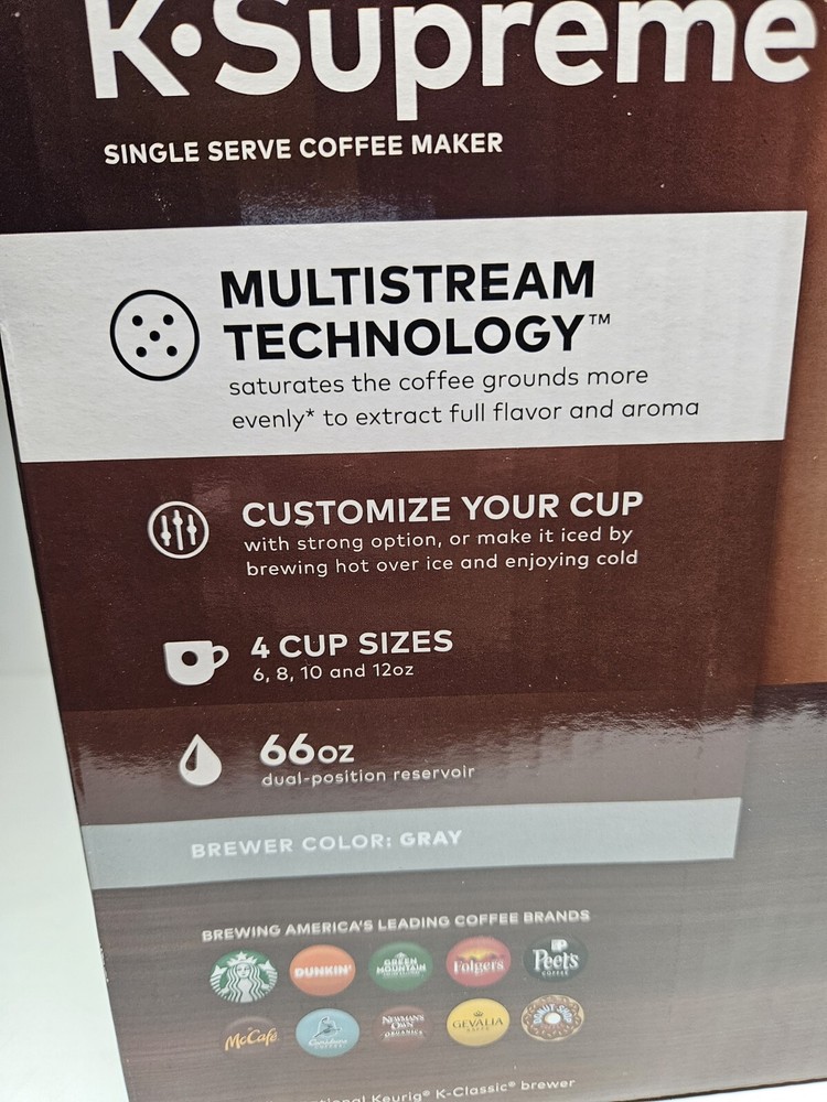 Keurig K Supreme Single Serve K-Cup Coffee Maker + MINDREADER POD DRAWER