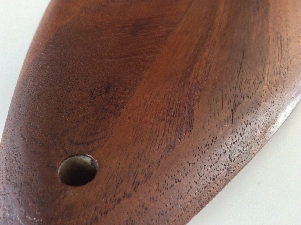 Danish Modern Mid Century Digsmed Denmark Solid Teak Cheese/Meat Cutting Board