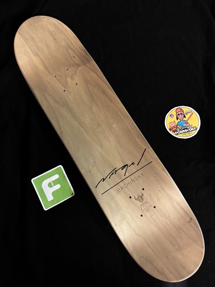 SUPER RARE Patrick Nagel Dave Bachinsky Darkstar Art Skateboard Deck Pro Model