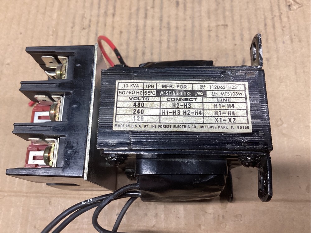 Westinghouse 112D631H03 Control Transformer #838M26