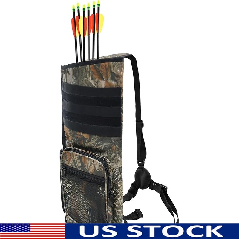 Adjustable Archery Arrow Quiver W/ Molle System Hunting Shooting Practice New