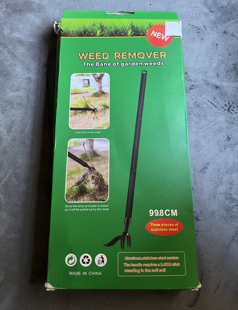 Outdoor Weeder Stand Up Weed Puller Tool Claw Garden Root Remover