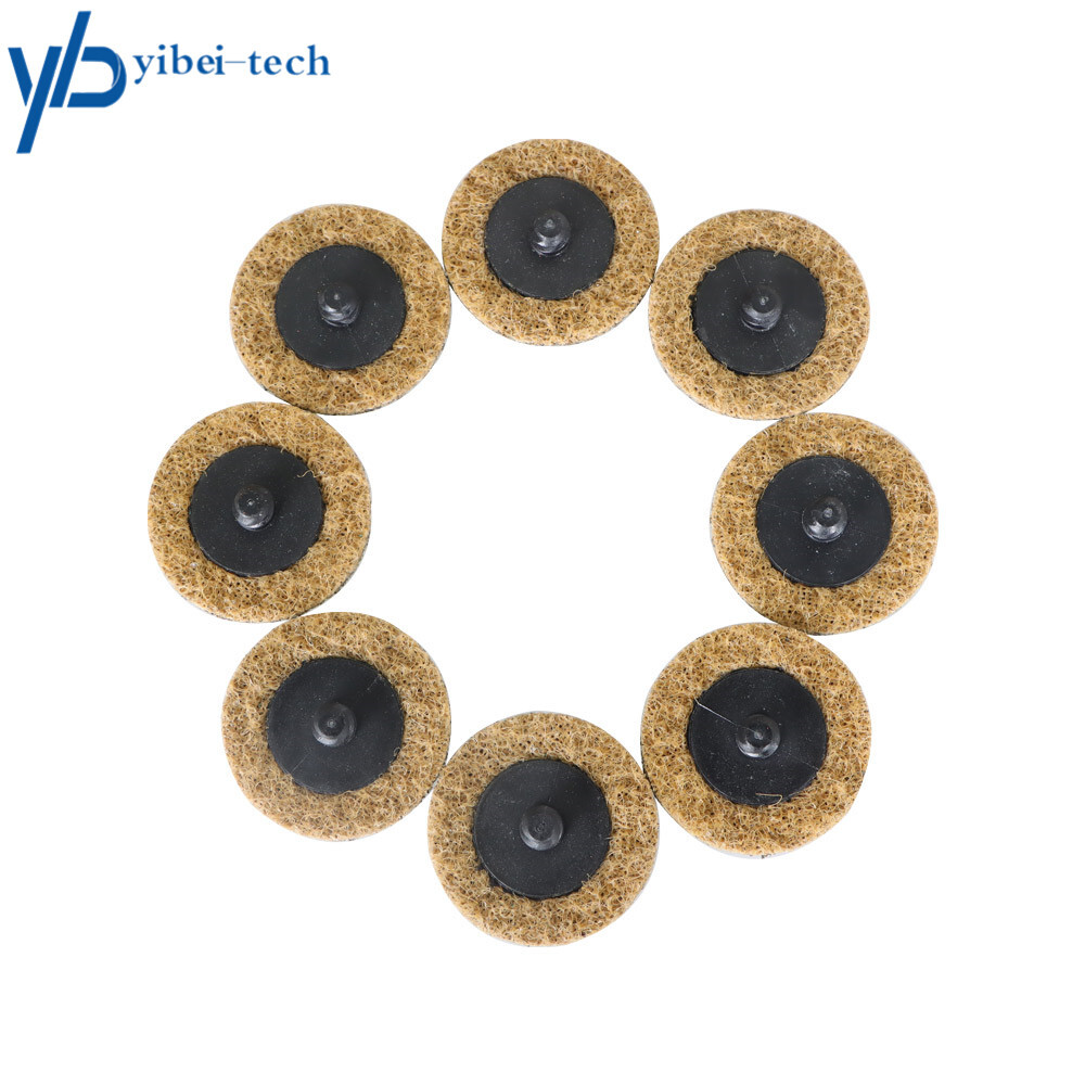 50Pcs 2" Coarse Surface Conditioning Discs Roll Lock Die Grinder Sanding Pads