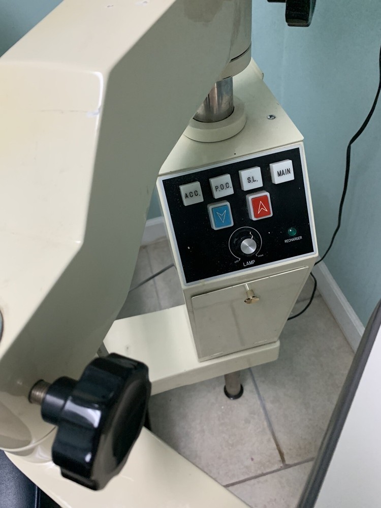 optometrist exam chair & stand