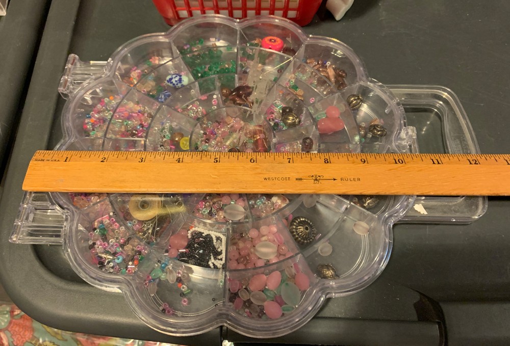 ❤️Jewelry Beads Crafting Multisize Carry Case With Handle Unfinished Project