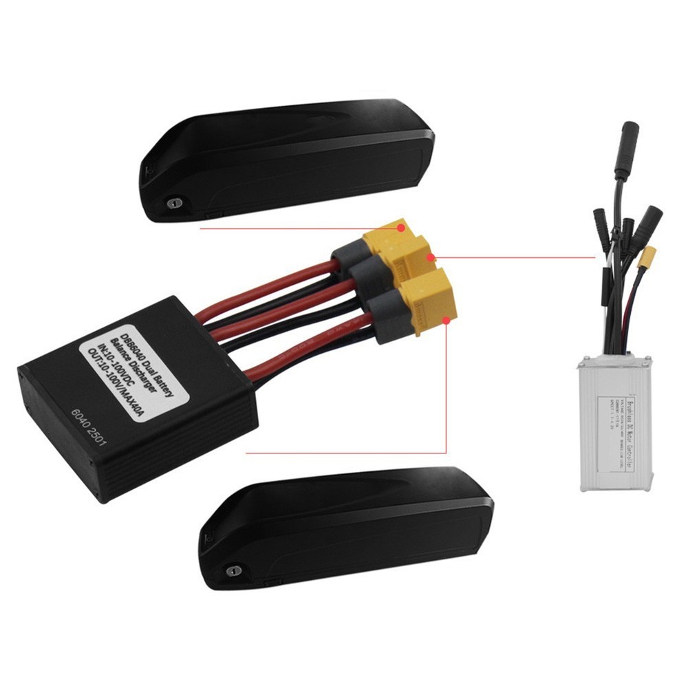 Double Battery Discharge Module 40A for Electric Bikes with Stable Performance