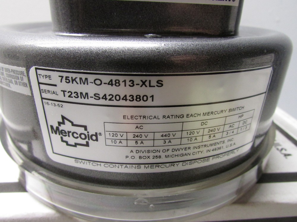 Mercoid 75KM-O-4813-XLS Switch