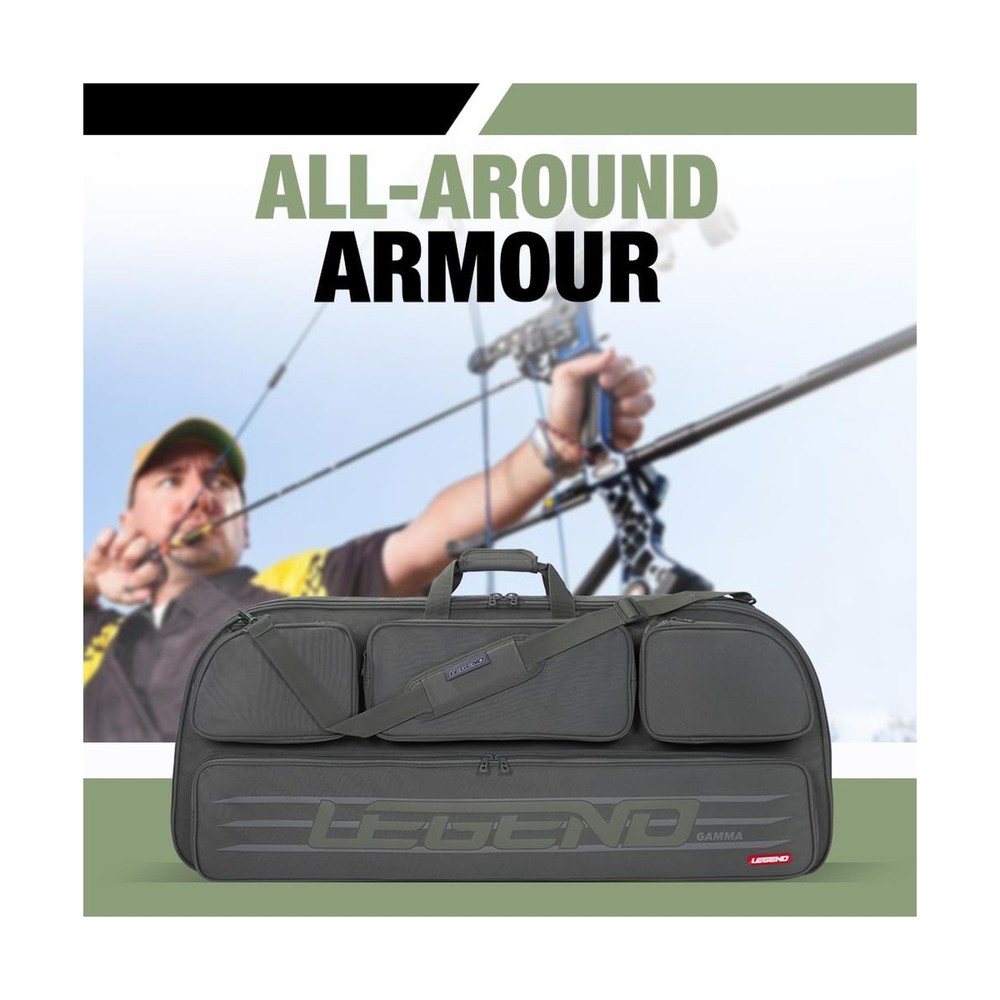 LEGEND Gamma Compound Bow Case - Premium Archery Protection Backpack with Sho...