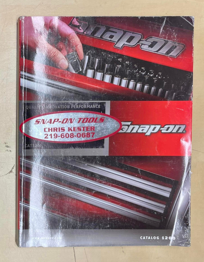Original 2012 Snap-On Tools Catalog 1200