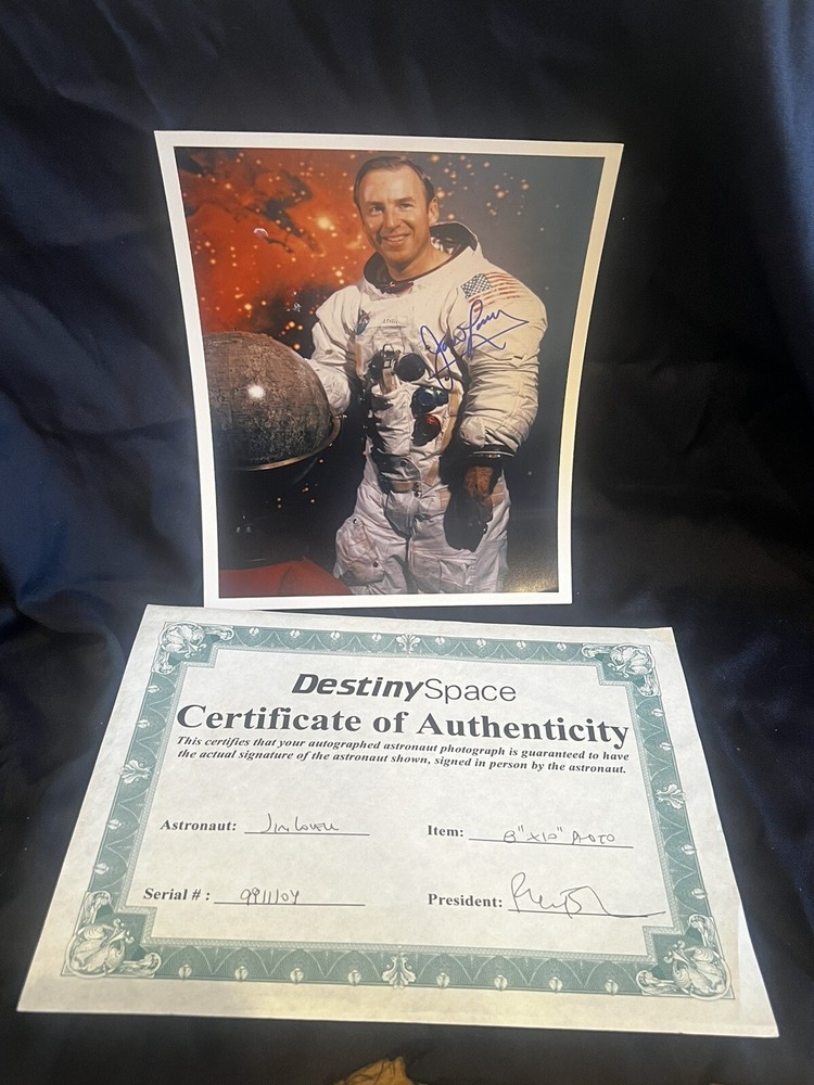 James Lovell Apollo Signed Picture With COA