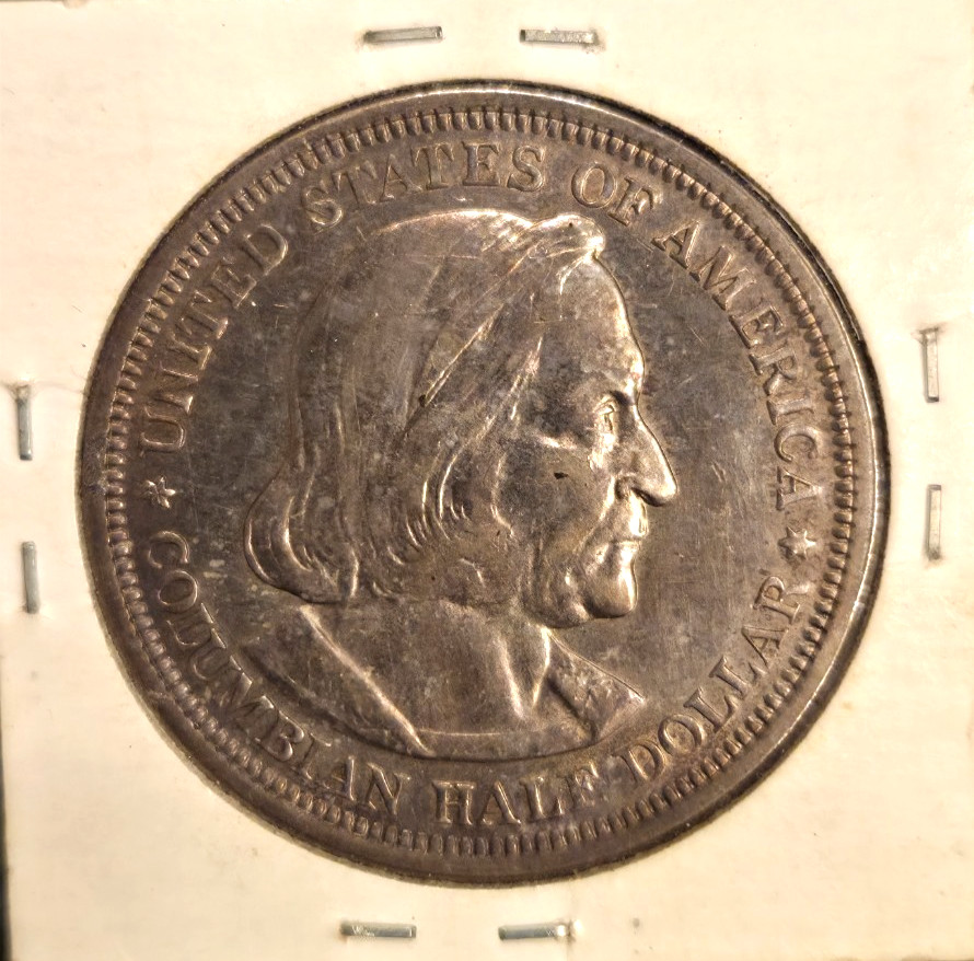 1892 Columbian Exposition Commemorative SILVER Half Dollar
