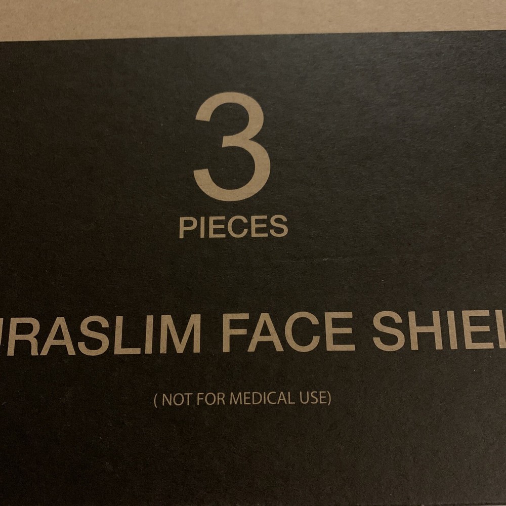 Maxboost Protective Face Shield - 3 Pack (Adult Size), DuraSlim Series Reusable