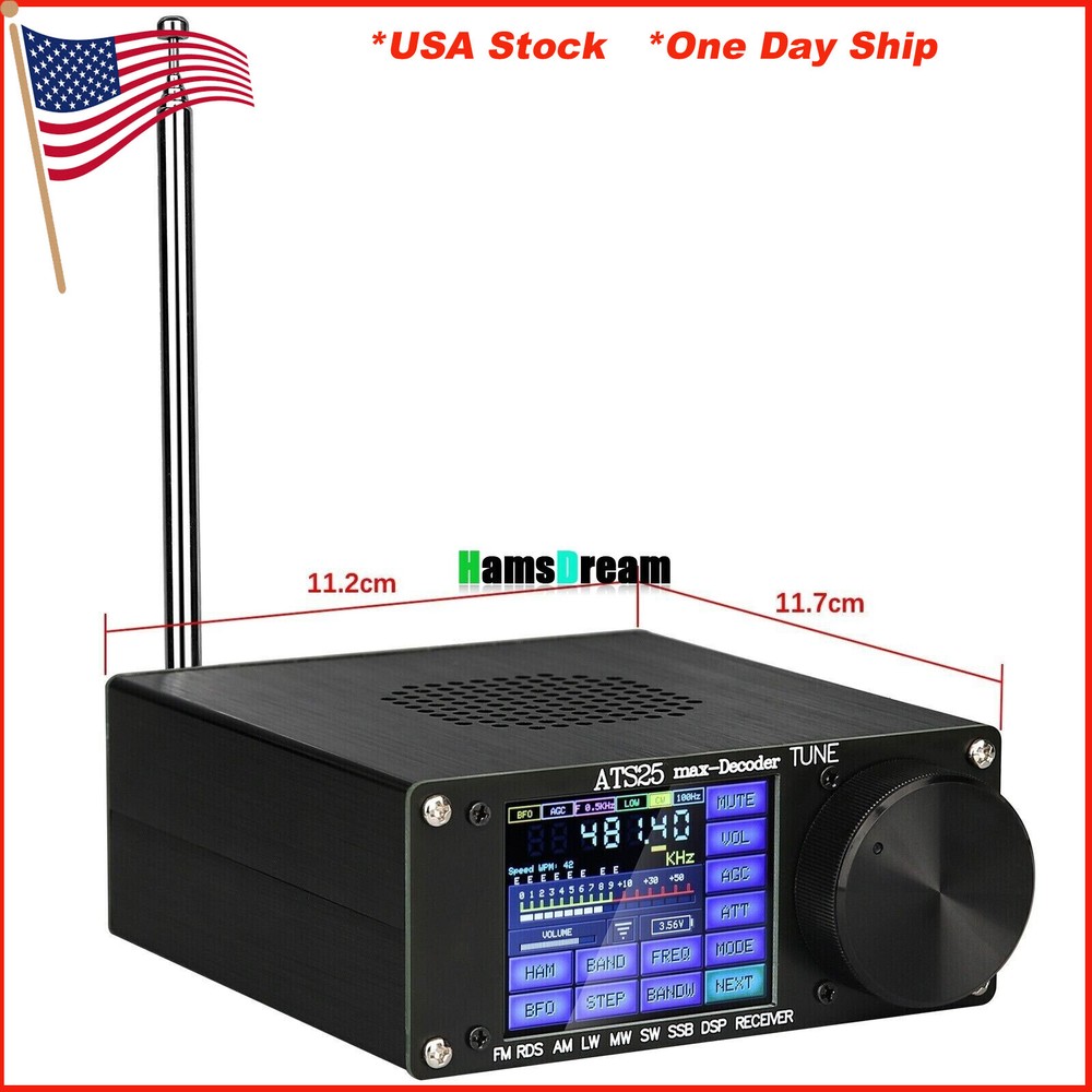HamGeek ATS25max-Decoder Si4732 Full Band Receiver DSP SW Official+Activation