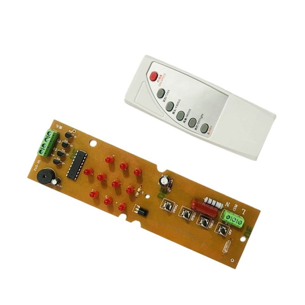 Fan Remote Control Kit Includes Mainboard and Remote for Easy DIY Installation