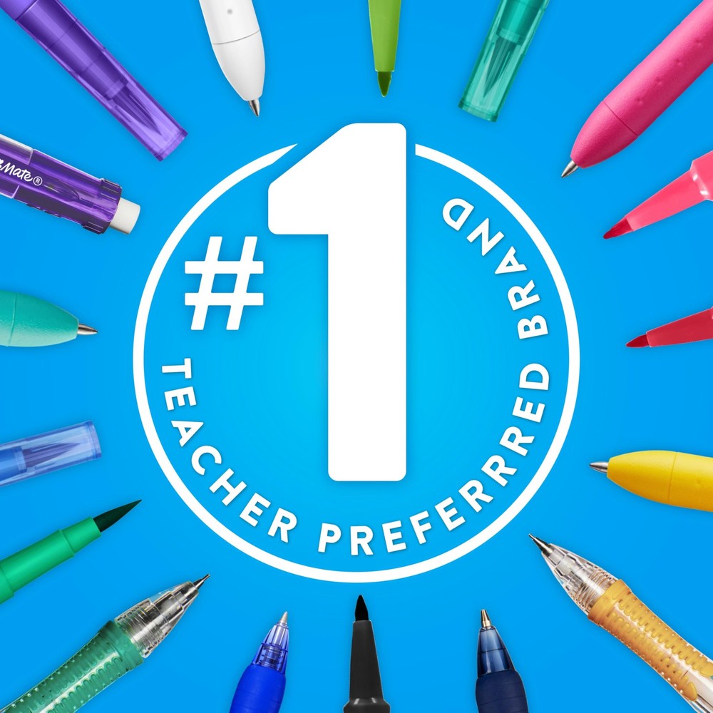12 Count, Paper Mate Flair Felt Tip Pens | Medium Point 0.7 Millimeter...