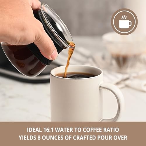 Automatic Pour Over Coffee Maker with Digital Controls - Auto Coffee Maker