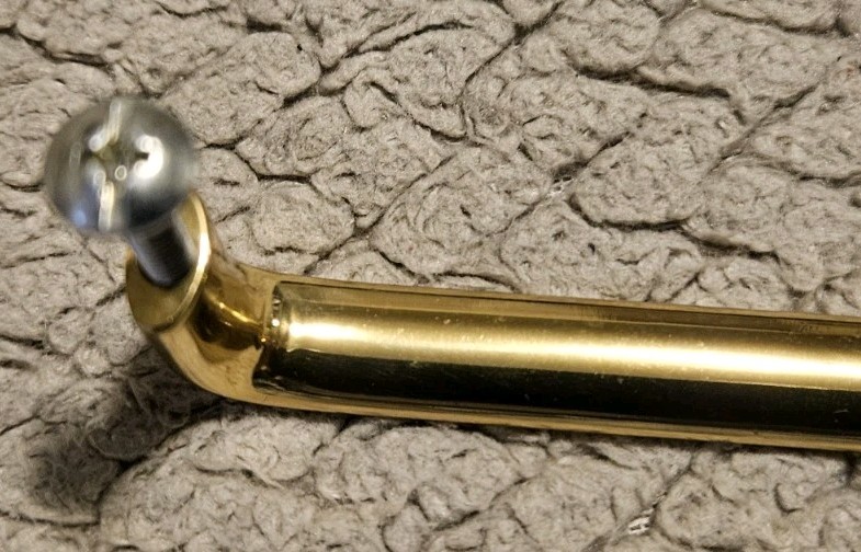 Polished Brass Door Pull Handle 3 Inches