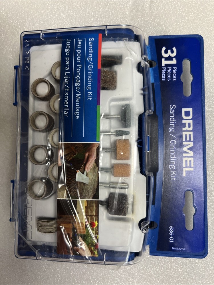 Dremel 686-01 Sanding / Grinding Set (31 pcs) New