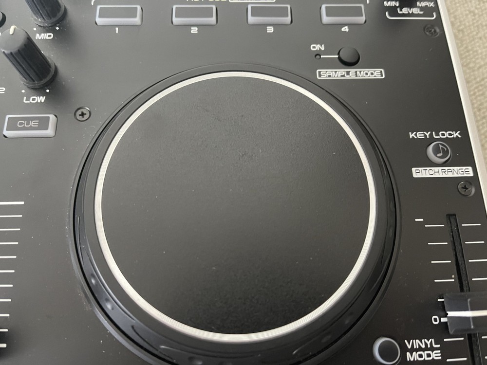 Denon DJ MC2000 2-Channel DJ Controller Black with USB Cable Tested & Working