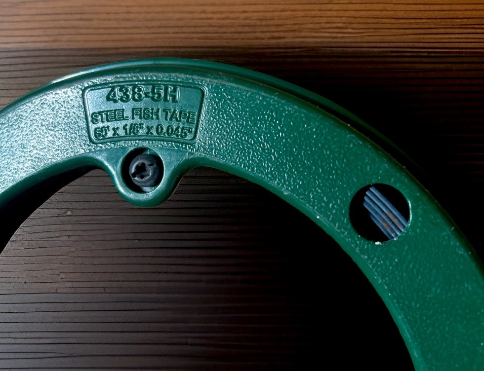 Fish Tape By GREENLEE 50’ Electrical Wire Cable Puller Reel