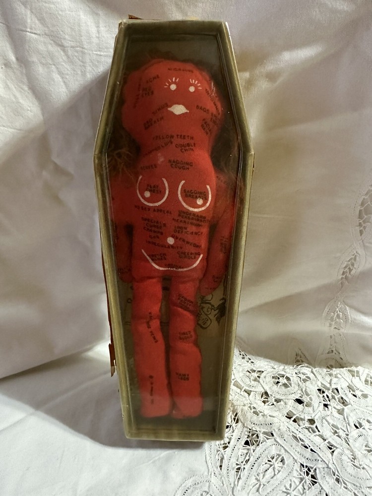 ESTATE VINTAGE BLACK MAGIC VOODOO DOLL