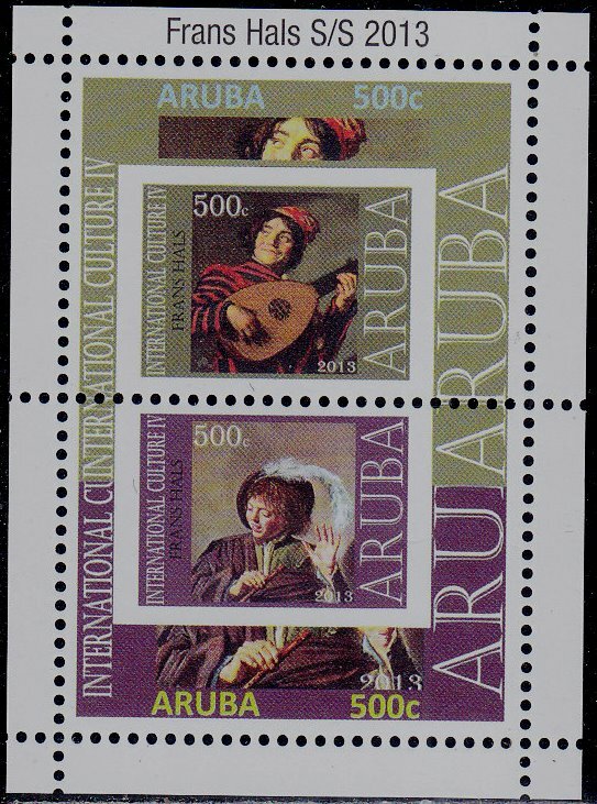 Aruba Issue 2013 (SS 687) Painter Frans Hals