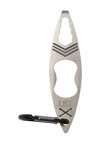 UST Stainless-Steel Tool A Long Multi-Tool Carabiner, Kayak, Silver