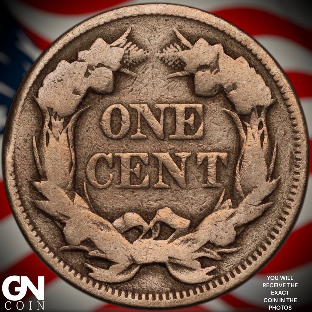 1857 Flying Eagle Cent Penny A3830