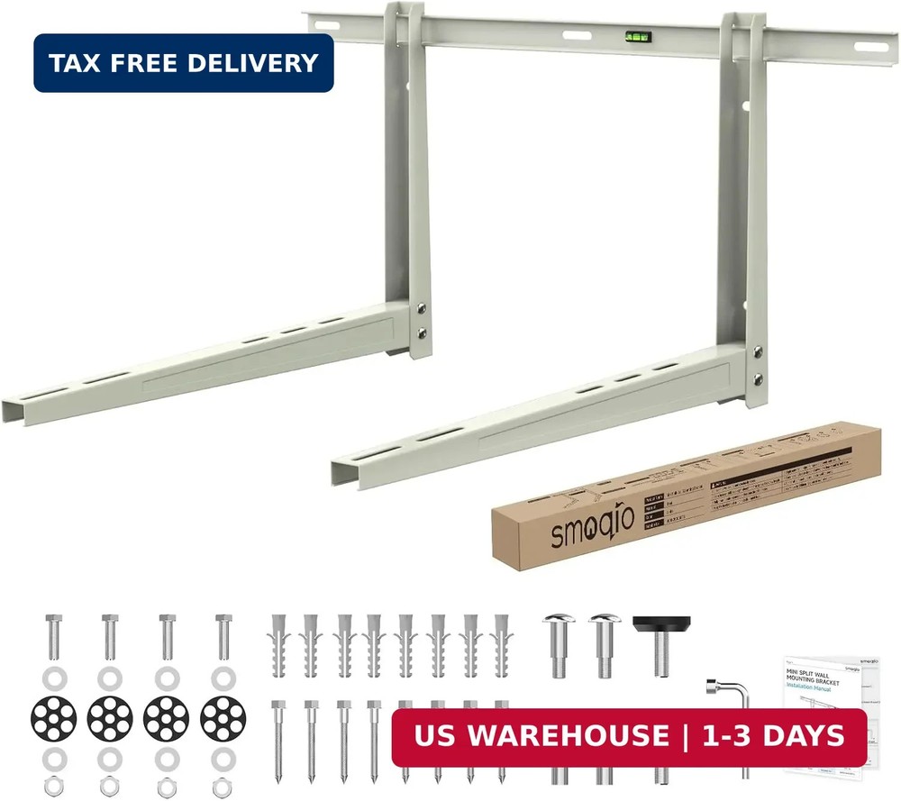Mini Split Wall Mounting Bracket, Mini Split Brackets for Outside for 6000-36000