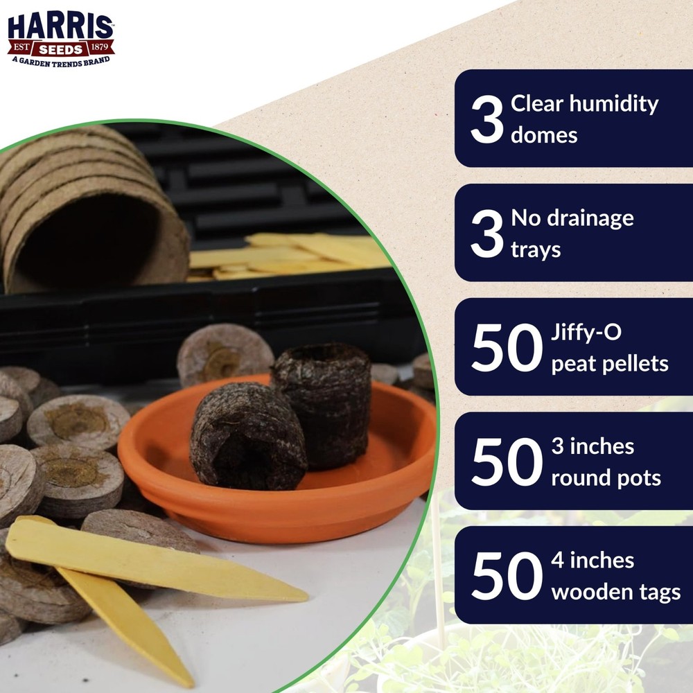 Harris Seeds - Seed Starting Two Stage Combo Kit