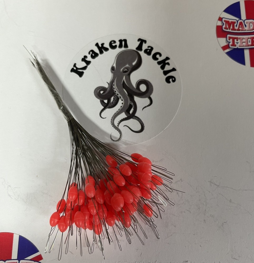 42x CHRISTMAS STOCKING FILLER EGG Sliding FLOAT STOPS, BRAID STOPS