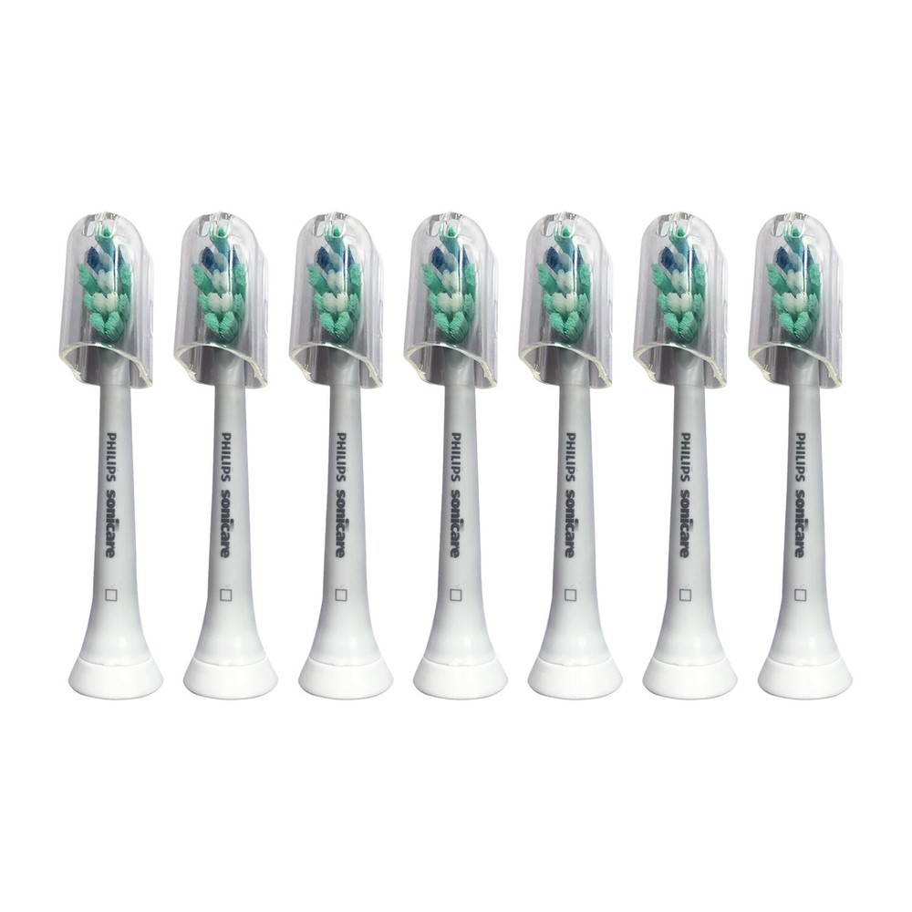 7x Philips Sonicare ProResults Plaque Control Replacement Head | White | w/o Box