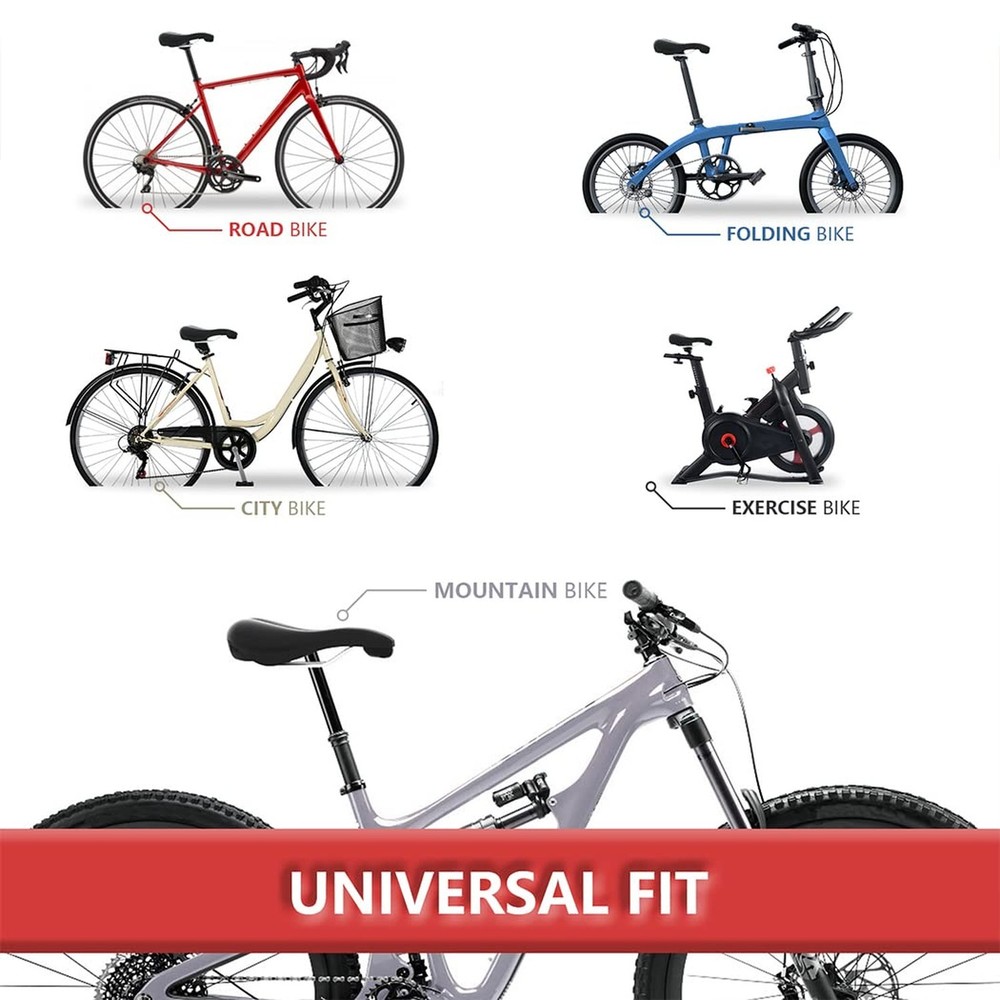 Width Adjustable Bike Seat - Comfortable Prostate Friendly Bicycle Saddle Sui...
