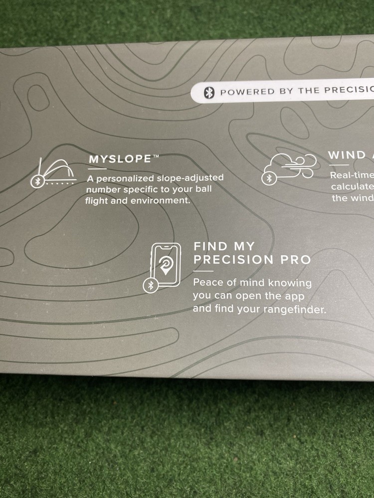 R1 Smart RangeFinder- PrecisionPro- Grey, Includes Charging Cord And Case + App