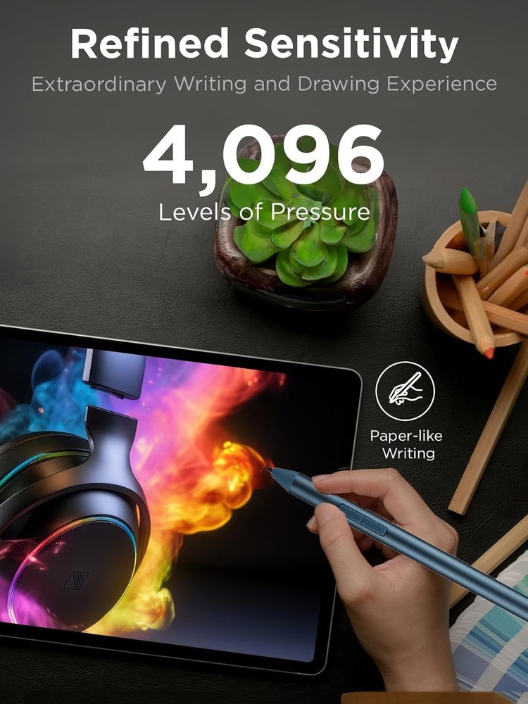 Lenovo Digital Pen 3 for Laptops, Supports Multiple Protocols, Advanced Tilt