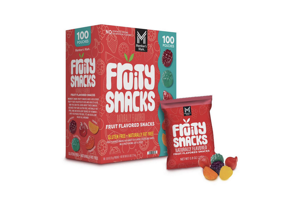 Member's Mark Fruity Snacks, 0.8 oz., 100 pk.